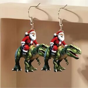 Hand crafted Festive dangle earrings